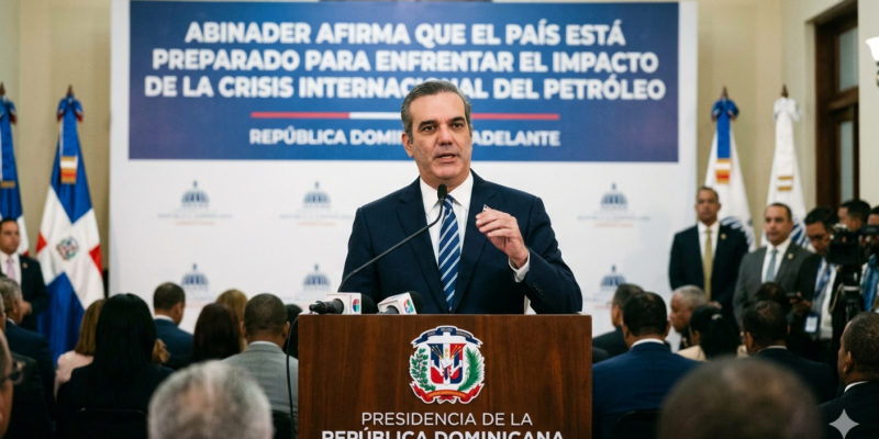 Abinader afirma que el país está preparado para enfrentar el impacto de la crisis internacional del petróleo