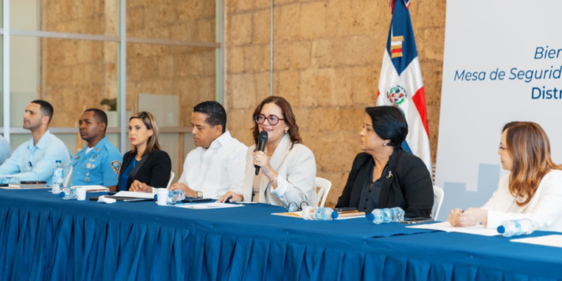 Alcaldía del DN e Interior y Policía muestran resultados de la Mesa de Seguridad, Ciudadanía y Género