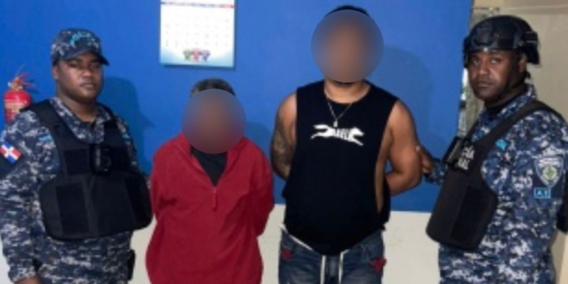 PN arresta dos hombres a quienes se les ocupó drogas y dinero en el municipio Jima Abajo, La Vega
