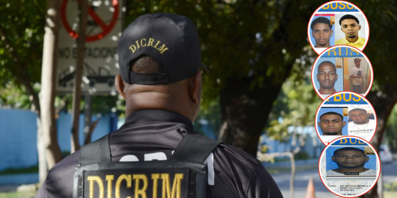 Autoridades de Cotuí difunden lista de los cinco más buscados por múltiples delitos