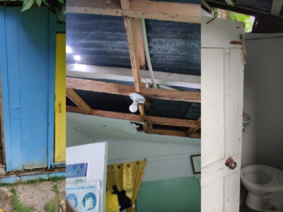 Residentes de El Caimito reclaman mejoras en centro de salud por deterioro y falta de medicamentos