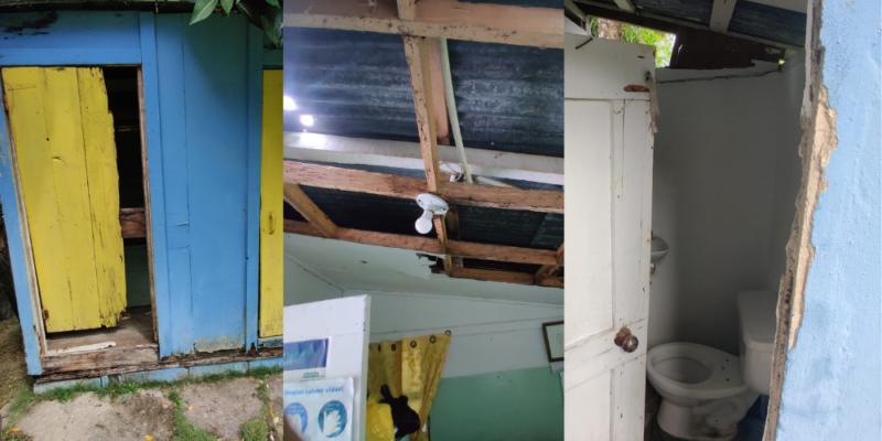 Residentes de El Caimito reclaman mejoras en centro de salud por deterioro y falta de medicamentos