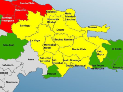 COE mantiene 4 provincias en alerta roja y reporta más de 5,000 desplazados por intensas lluvias
