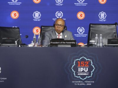 Alfredo Pacheco preside 152.ª Asamblea de la Unión Interparlamentaria en Estambul, Turquía