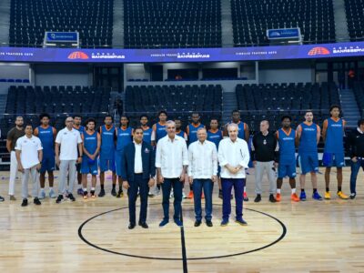 Presidente Abinader inaugura la remodelada Arena Banreservas Virgilio Travieso Soto