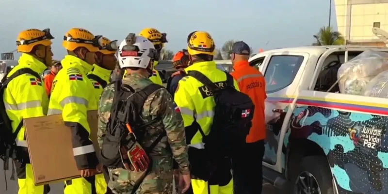 Mayor Olivares detalla despliegue dominicano en labores de rescate en Venezuela