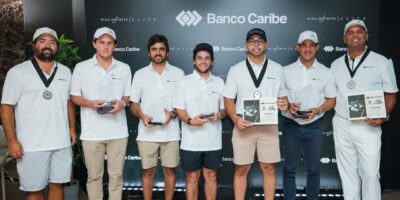 Banco Caribe celebró su primer Torneo Golf Virtual Caribe para clientes Elite