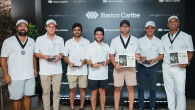 Banco Caribe celebró su primer Torneo Golf Virtual Caribe para clientes Elite
