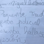 Certificado médico revela que Miguelito estaba sin lesiones antes de ingresar al destacamento, según su abogado