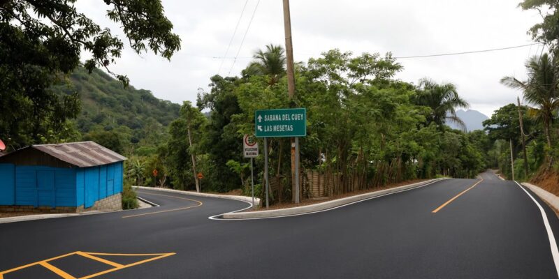 Carretera Las Mesetas queda inaugurada por la vicepresidenta Raquel Peña