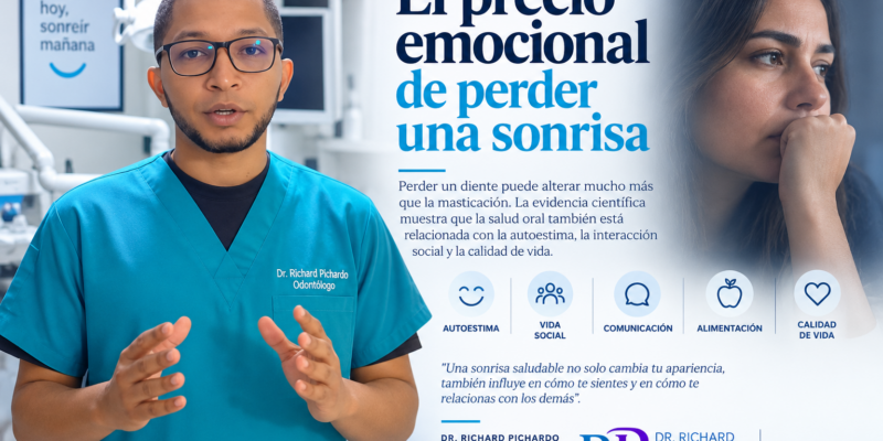 El impacto de la pérdida dental en la autoestima, la vida social y la calidad de vida