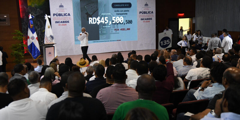 INCABIDE abre inscripciones para subastar más de 200 bienes muebles e inmuebles