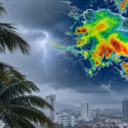Onda tropical provocará aguaceros y tronadas hoy y mañana en varias provincias