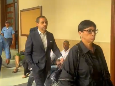 Hermanos Espaillat llegan al Palacio de Justicia de Ciudad Nueva para audiencia del caso Jet Set