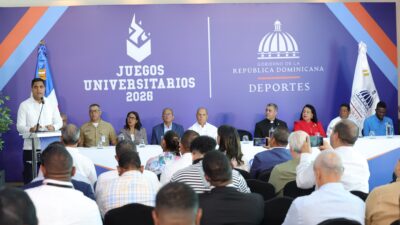 Ministro Kelvin Cruz anuncia Juegos Deportivos Universitarios 2026